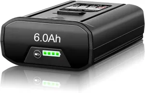 40V 6.0Ah Replacement Battery for Kobalt 40v Battery MAX 2540C-06, Rechargeable Lithium Ion Battery for Kobalt KB640-03 KB540C-06 KB245-06 KB240-06 Kb540-06 for Cordless Power Tools