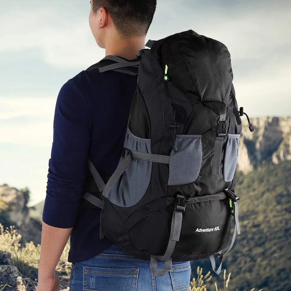 50L Water Proof Hiking Backpack Lightweight Cycling & Climbing Backpack with Ventilation