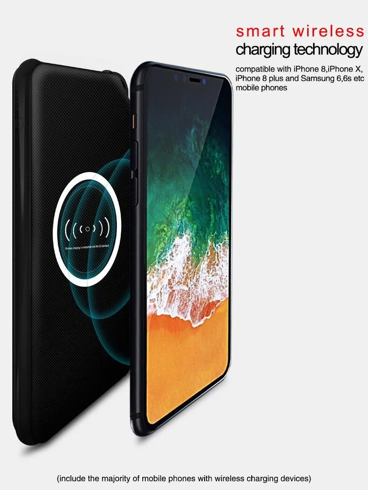 5W High Quality Wireless Power Bank 8000mAh