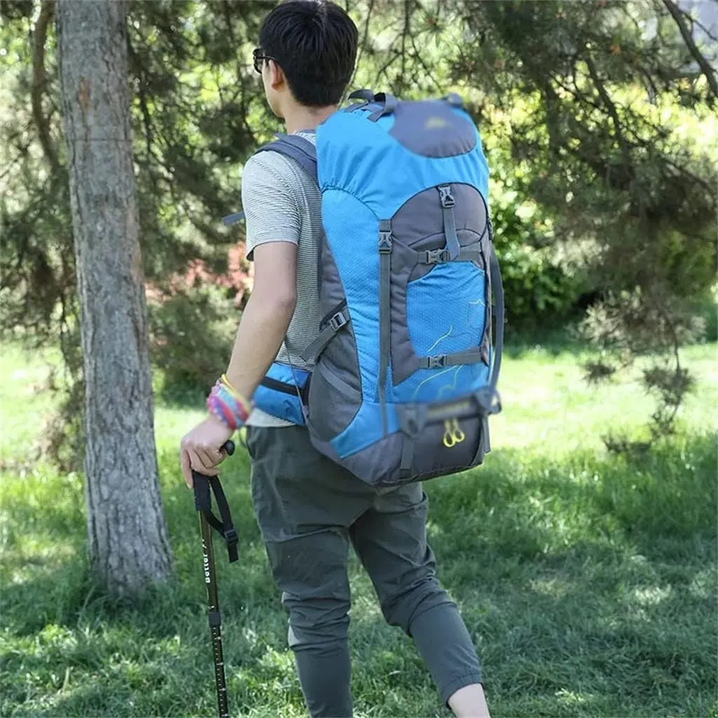 60L Outdoor Backpack Multi Pocket Camping Bag Hiking Backpack Large Capacity(3-pack)