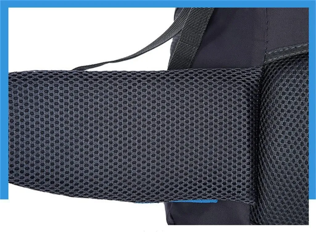 60L Outdoor Backpack Multi Pocket Camping Bag Hiking Backpack Large Capacity(E)