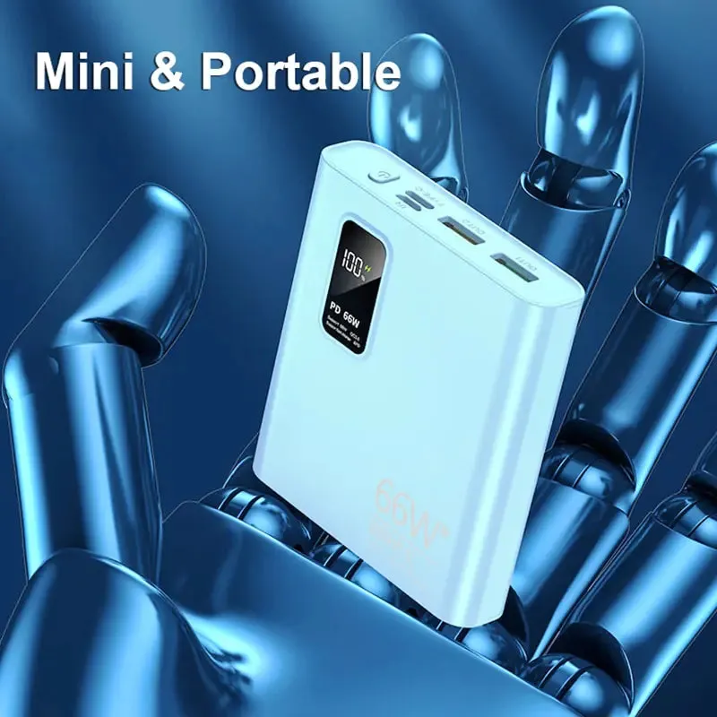 66W Super Fast Charging Power Bank | 20000mAh High-Capacity Portable Charger