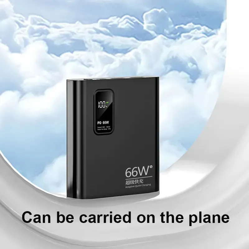 66W Super Fast Charging Power Bank | 20000mAh High-Capacity Portable Charger