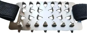 6X 2Pcs Ice Traction Cleat Crampons Cleats Anti Slip for Outdoor Climbing Snow Walking