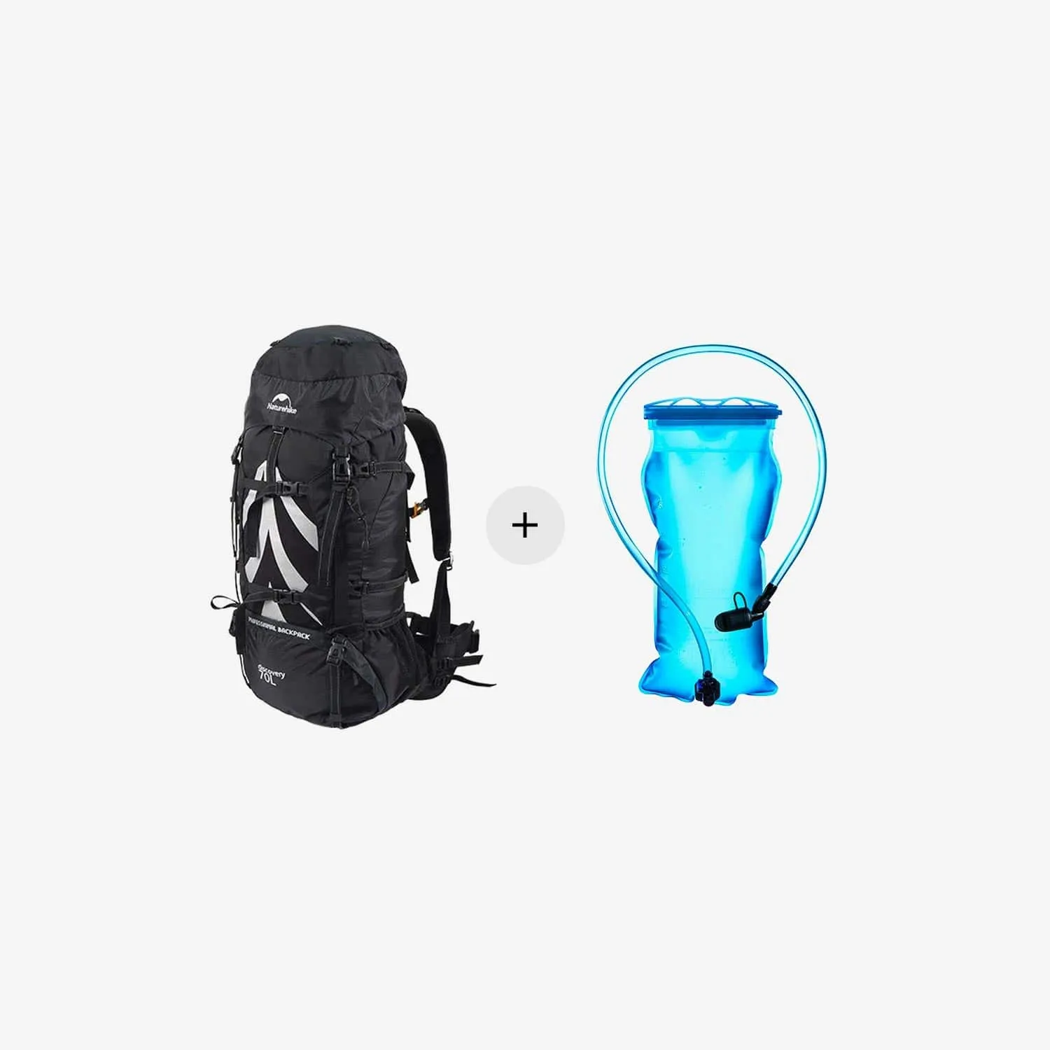70   5L Hiking Backpack   SCUD 3L Hydration Bladder Bundle