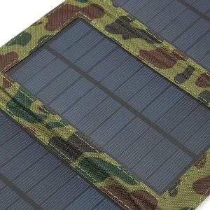 7W USB Solar Power Bank Portable Solar Panels Battery Charger Camping Travel Folding For Phone Charging Kits