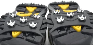 8 Studs Anti-Skid Ice Gripper Spike for Women Men Shoe Ice Claws Climbing Snow Outdoor Spikes Grips Cleats Over Shoes Crampons