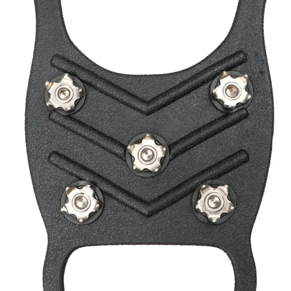 8 Teeth Ice Gripper Spike for Shoes - Anti-Skid Crampons for Ice Hiking and Climbing