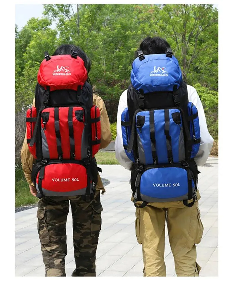 90L Waterproof Hiking & Trekking Backpack – Large Capacity Outdoor Travel Bag