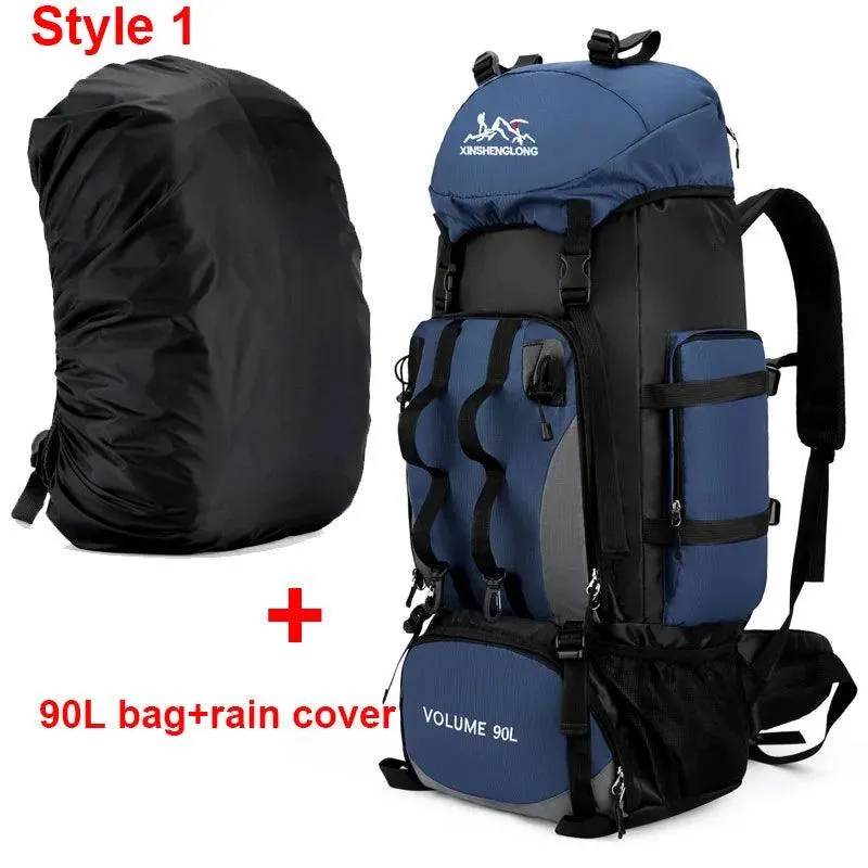 90L Waterproof Hiking & Trekking Backpack – Large Capacity Outdoor Travel Bag