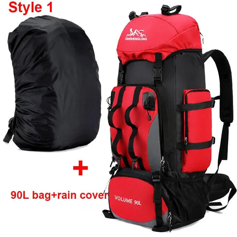 90L Waterproof Hiking & Trekking Backpack – Large Capacity Outdoor Travel Bag