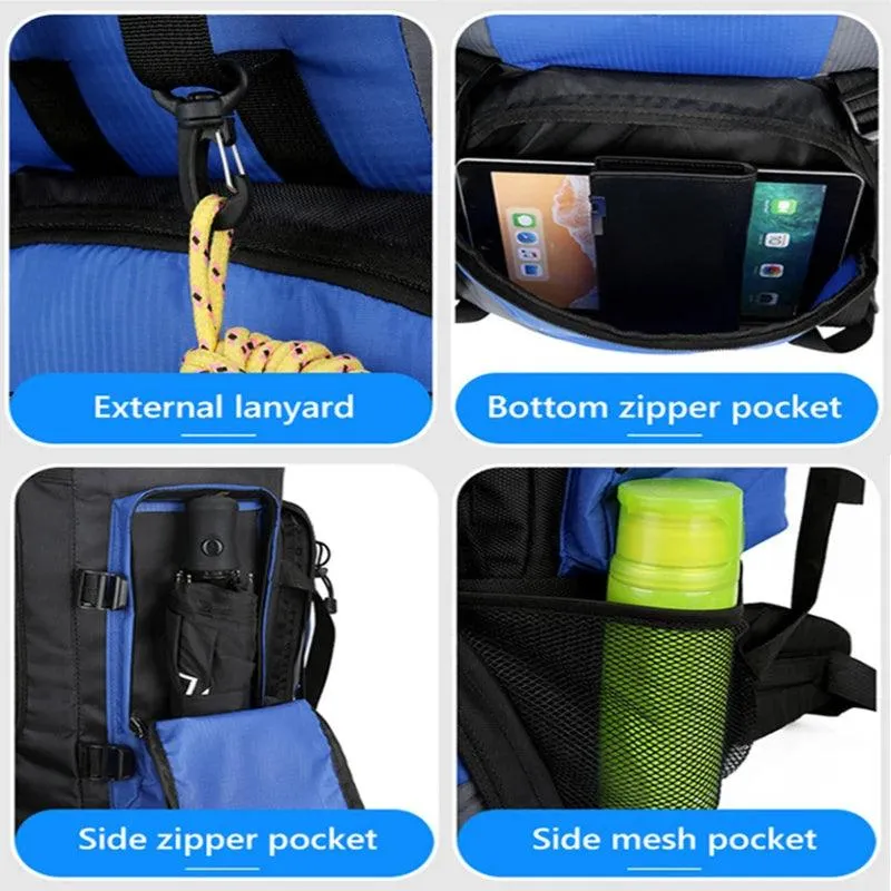 90L Waterproof Hiking & Trekking Backpack – Large Capacity Outdoor Travel Bag