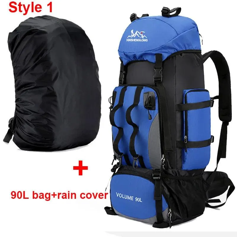 90L Waterproof Hiking & Trekking Backpack – Large Capacity Outdoor Travel Bag
