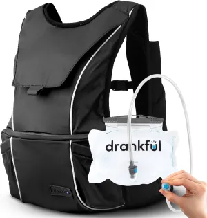 Adventure Pack | Part Running Vest, Part Hiking Backpack | Hybrid Hydration Pack for Mountain and Trail Running, Biking, Hiking | Ultra-Versatile Hydropack Running Backpack | Bladder Included