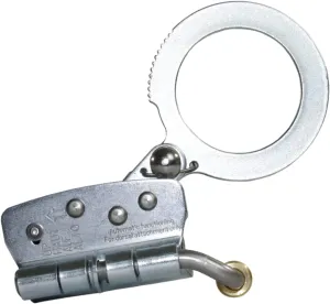 AFP Self-Locking Rope Grab with 2.25 inch Connecting Eye, Used with 5/8’’ Lifeline Rope, for Construction, Climbing, Fall-Protection, 310 lb. Capacity (OSHA/ANSI Compliant) Silver