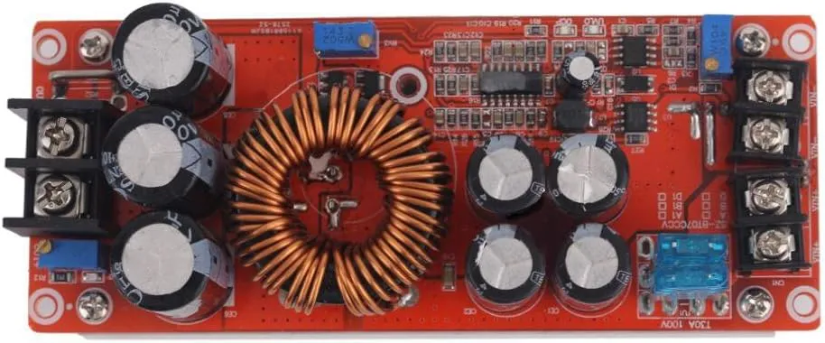 Aideepen 1200W 20A DC Converter Boost Car Step-up Power Supply Module Adjustable Voltage Converter 8-60V to 12-83V