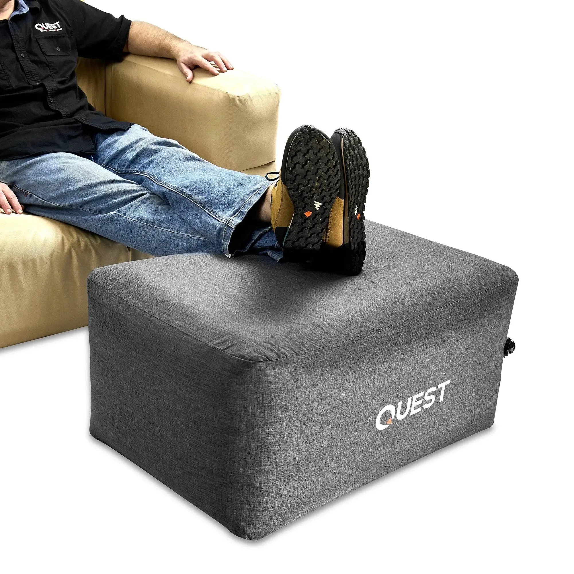 Air Foot Stool - Charcoal Gray