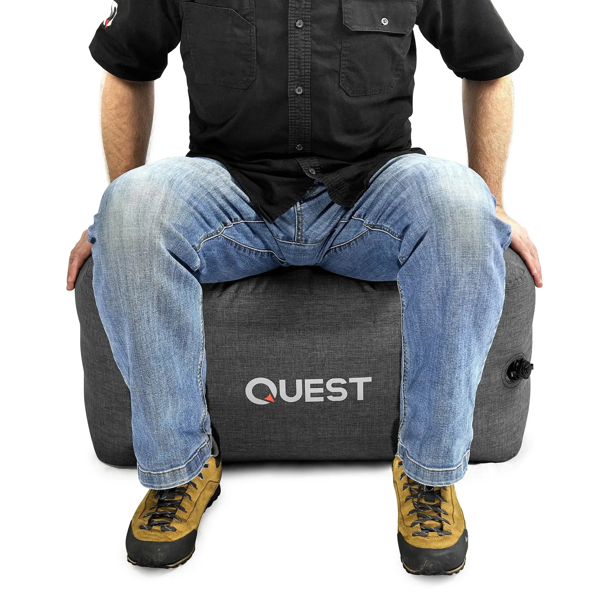 Air Foot Stool - Charcoal Gray