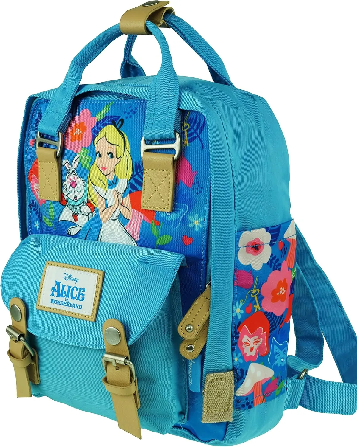 Alice in Wonderland Nylon 12In Backpack/Daypack - A21396, KBNL-12INCH-NYLON, Medium