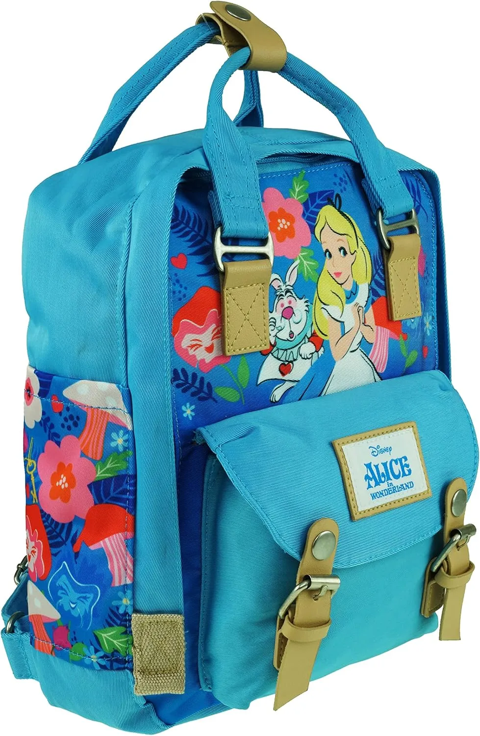 Alice in Wonderland Nylon 12In Backpack/Daypack - A21396, KBNL-12INCH-NYLON, Medium