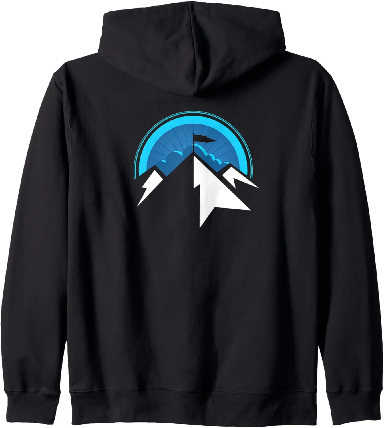 ALPINE SUNRISE MOUNTAIN CLIMBING LIFE Zip Hoodie