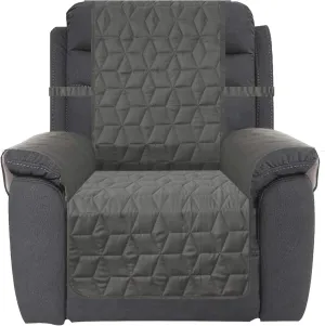 Ameritex Waterproof Nonslip Recliner Cover Christmas Decor Stay in Place, Dog Couch Recliner Cover Furniture Protector for Pets and Kids (Green, 23'')