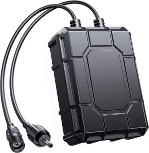 Antfraer 1800mAh Solar Fountain Pump Battery Backup, 7.4V-8.4V Power Pack for 6.5W/8W Solar Water Pump Kit(Only Battery Pack)
