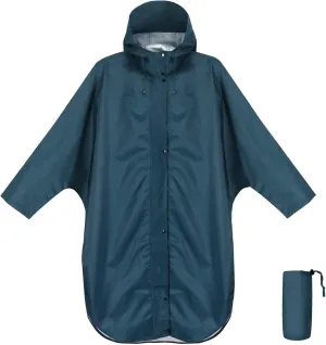 ANYOO Waterproof Rain Poncho for adults Lightweight Reusable Hiking Hooded Coat Jacket for Outdoor Activities