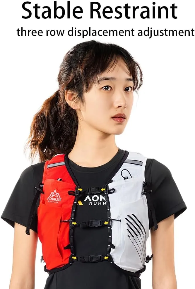 AONIJIE 10L Hydration Pack, Trail Running Vest for Men Women, Lightweight Breathable Backpack for Mountaineering Off-Road Hiking