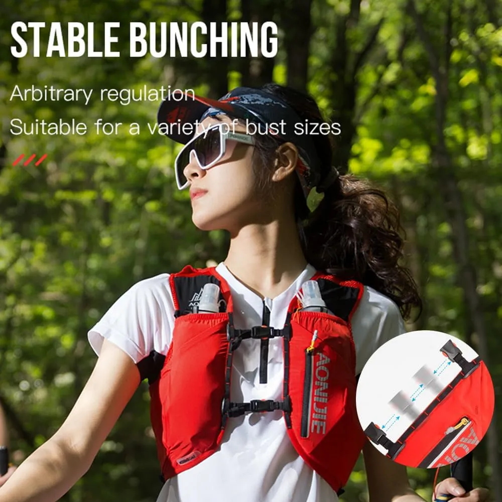 AONIJIE Running Hydration Backpack Vest 12L High Capacity Lightweight Trail Running Vest for Hiking Camping Climbing