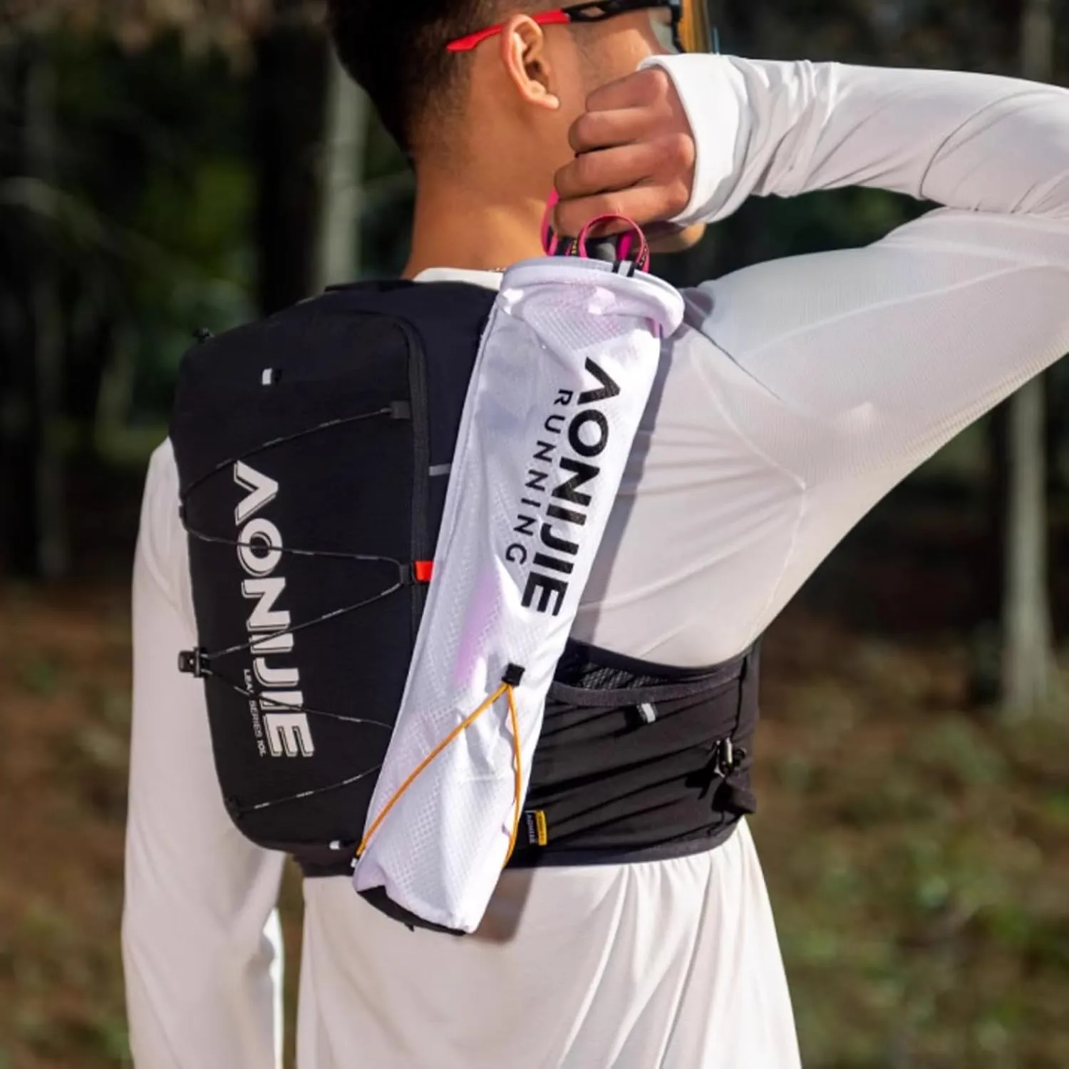 AONIJIE Running Hydration Vest Backpack 10L Bag Lightweight Vest for Trail Running Race Marathon Hiking Cycling
