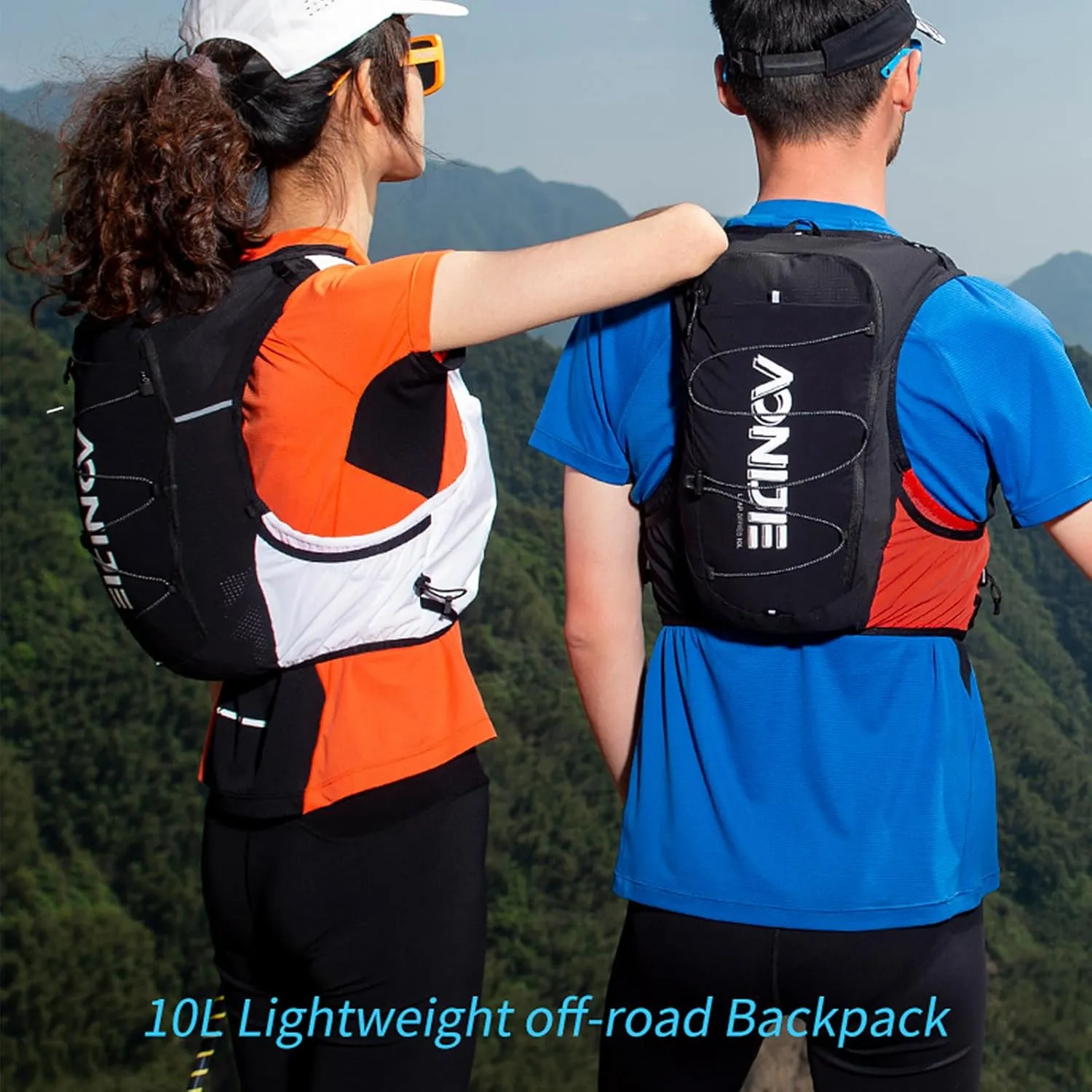 AONIJIE Running Hydration Vest Backpack 10L Bag Lightweight Vest for Trail Running Race Marathon Hiking Cycling