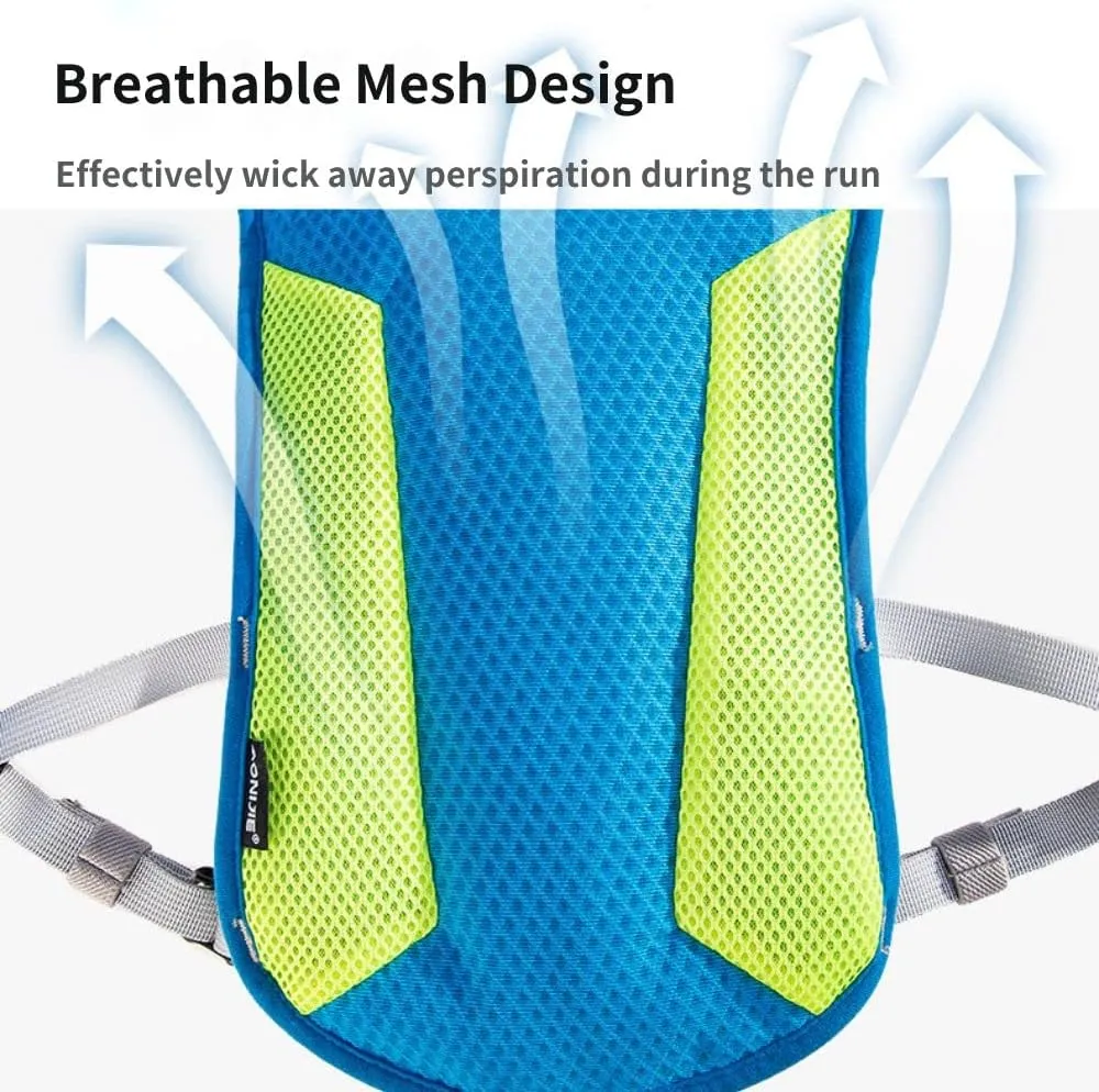 AONIJIE Running Hydration Vest Backpack 5.5L Lightweight & Breathable Water Backpack for Hiking Trail Running Cycling Race Marathon for Women Men