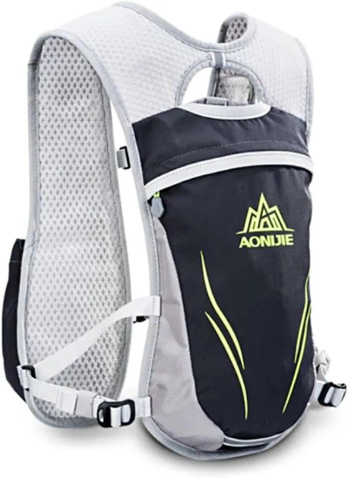 AONIJIE Running Hydration Vest Backpack 5.5L Lightweight & Breathable Water Backpack for Hiking Trail Running Cycling Race Marathon for Women Men