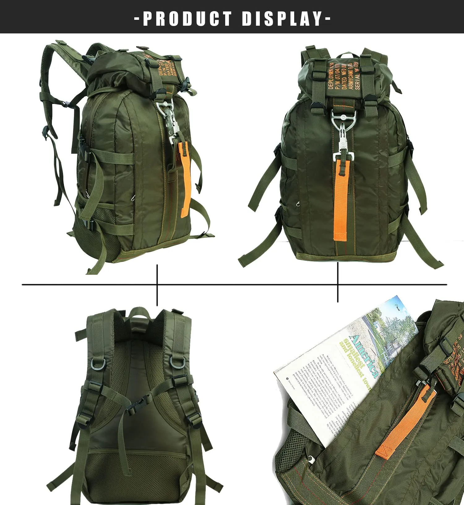 ARCAMO Parachute Backpack