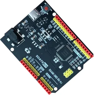 Arduino UNO R4 Minima, Renesas RA4M1, USB-C, CAN, DAC, R3-Compatible, OP AMP, SWD Connector, HID Support (Plug & Play for DIY)