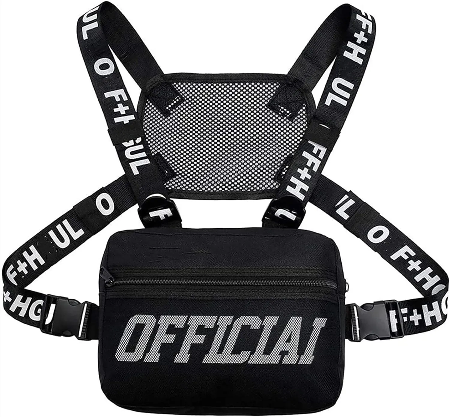 Armiya Chest Bag for Men Running Backpack Vest Lightweight Chest Pouch Phone Holder for Workouts Running Hiking
