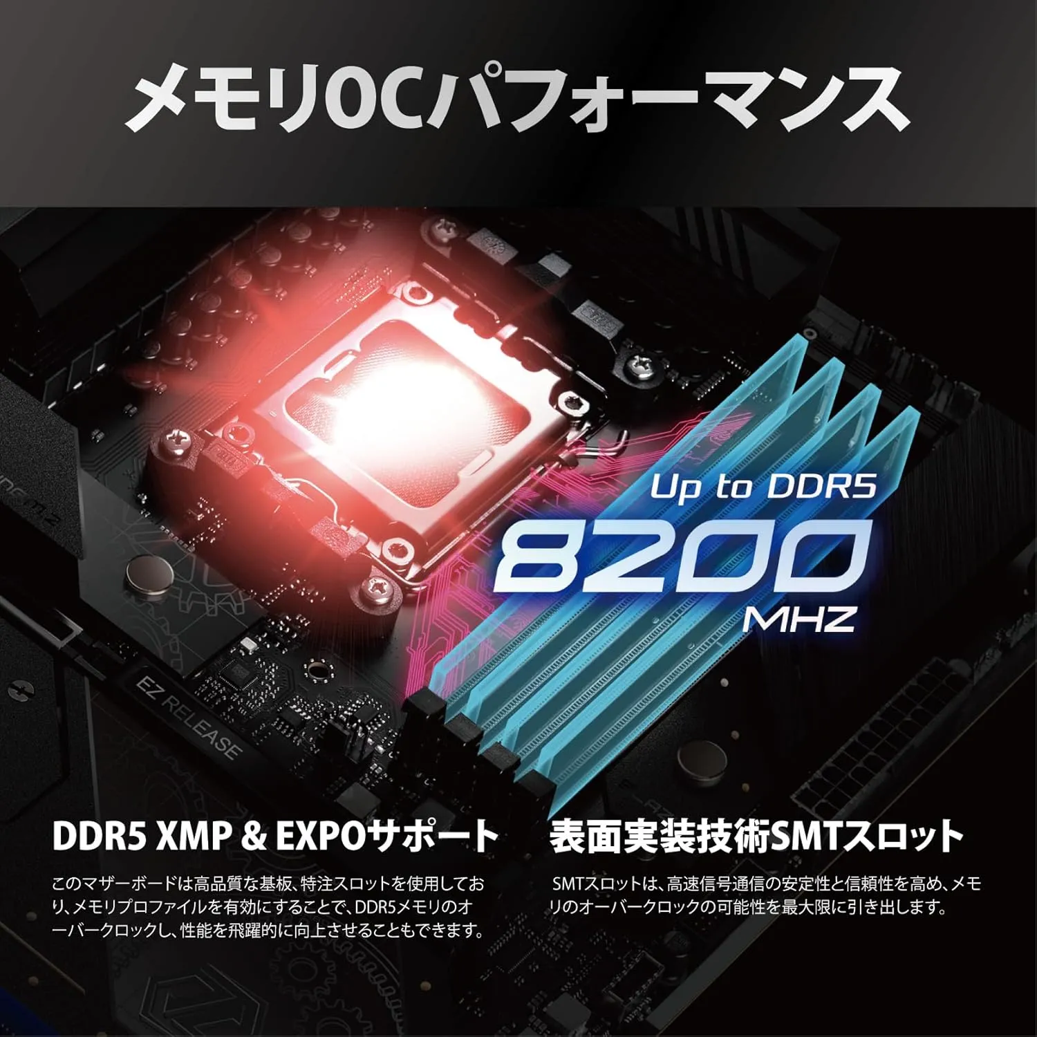 ASRock AMD X870E Taichi Ryzen Socket AM5 X870 Dual Channel DDR5 DIMMs 256 GB 8200 EATX Motherboard M.2 LED WiFi 7