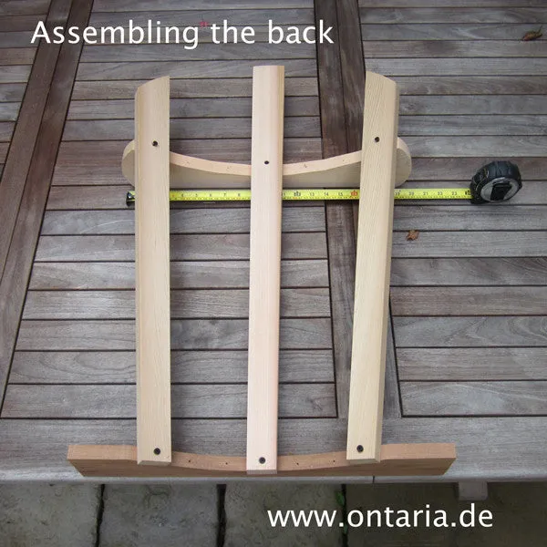 Aufbau-Service: 2xAdirondack - Original Bear Chairs, Schemel und Tisch - CHF 25 gespart!