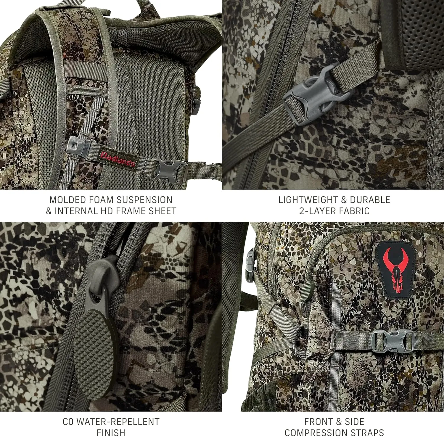 Badlands ATX 12 Hunting Pack - All-Terrain Xtreme Tactical Backpack, Lightweight, Water Resistant, Mud