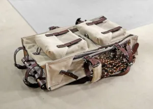 【Bag Pattern】Make a leather backpack,Hiking backpack,knapsack,Canvas Vintage Backpack