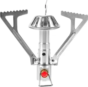 balacoo 3 Pcs Portable Camping Stove 2000w Gas Cooker Picnic Stove Safety Leak Prevention Stainless Steel 17g Gas