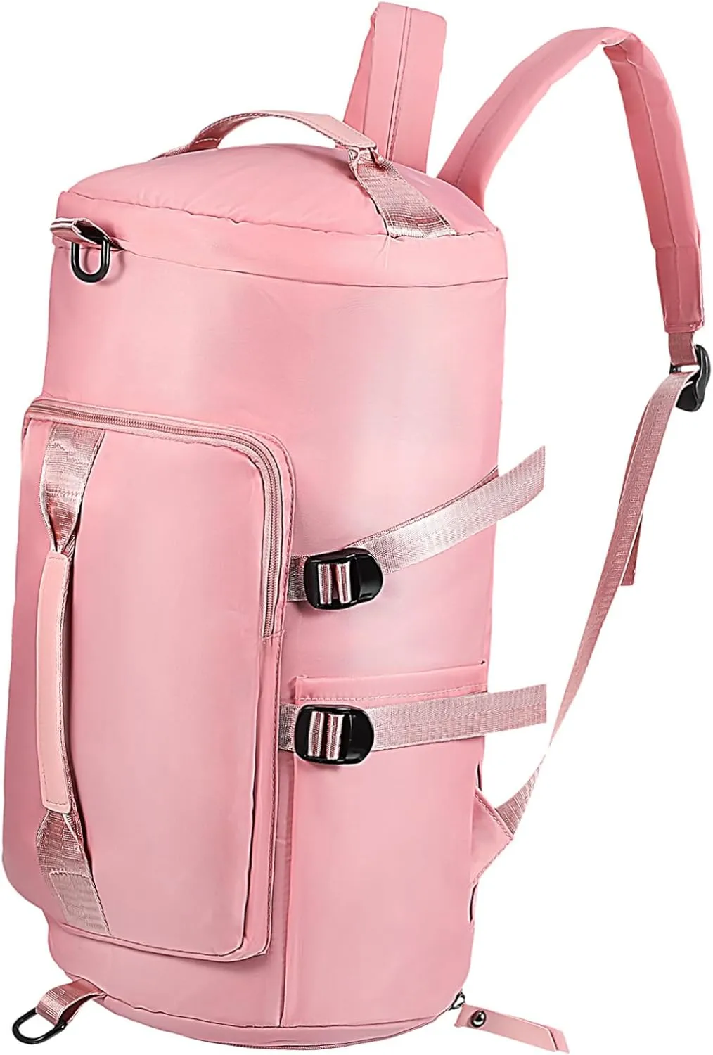 balacoo Travel Backpack Gym Bag 2 Straps Sufficient Capacity for Daily Use Stylish Design Pink