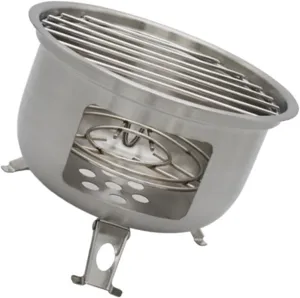 Barbecue Supplies,Portable Backpacking Survival Stove Wood Burning Grills Stainless Steel Stove for Outdoor Cooking and BBQ Picnics