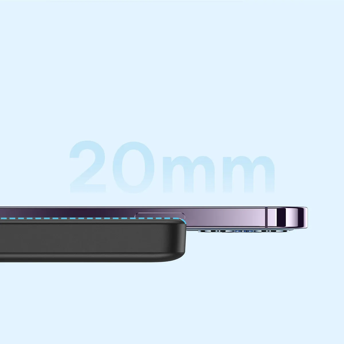 Baseus Magnetic Mini Air Wireless Fast Charge Power Bank 10000mAh 20W (Cluster Black) (P10059001113-00)