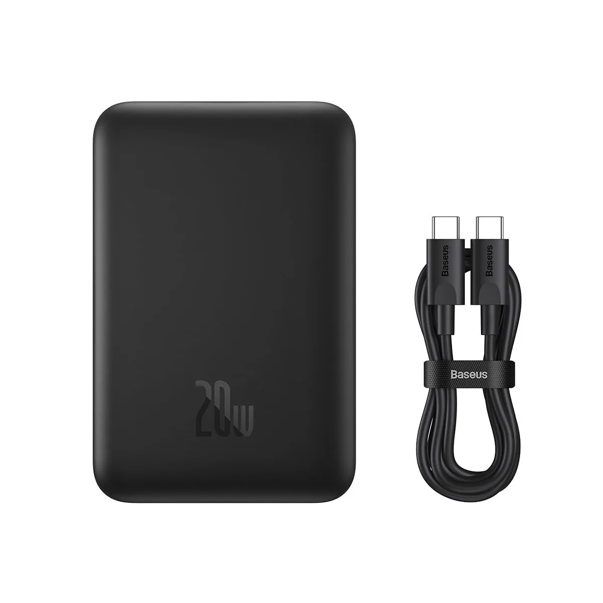 Baseus Magnetic Mini Air Wireless Fast Charge Power Bank 10000mAh 20W (Cluster Black) (P10059001113-00)