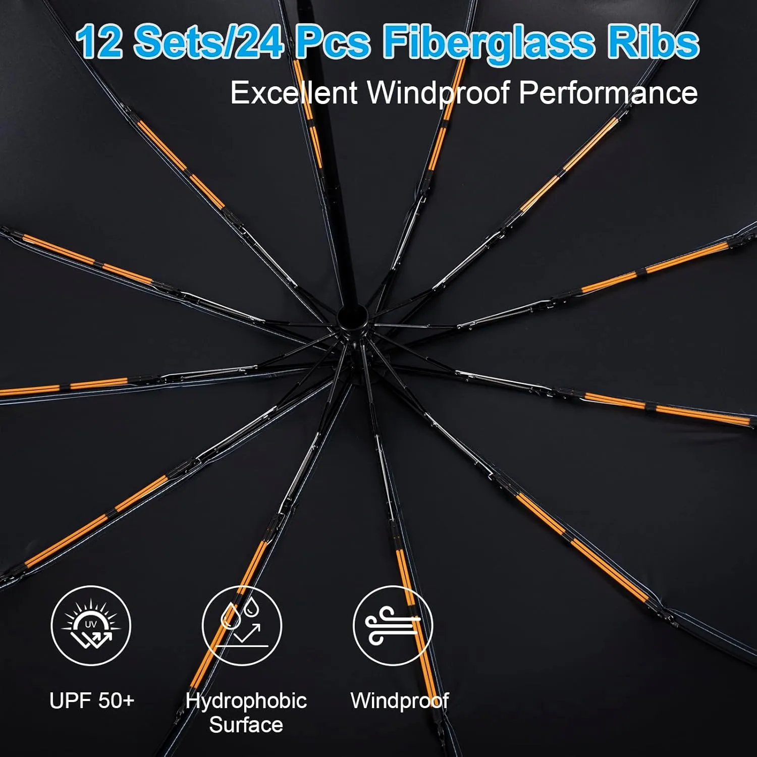 Beach Chair Umbrella with Clamp Clip on Umbrellas for Chair 42 Inches Adjustable Sun Umbrella for Camping Outdoor Chair UPF 50  Folding Umbrella for Travel Plant Shade Wheelchair