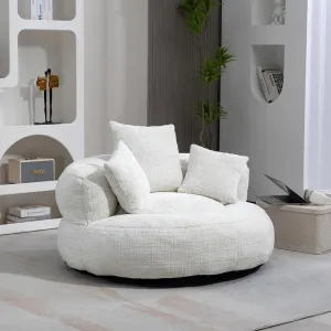 Bean Bag Chair Lazy Sofa Durable Comfort Lounger High Back Bean Bag Chair Couch for Adults and Kids, Indoor & Outdoor Accent Armchair for Living Room, Beige
