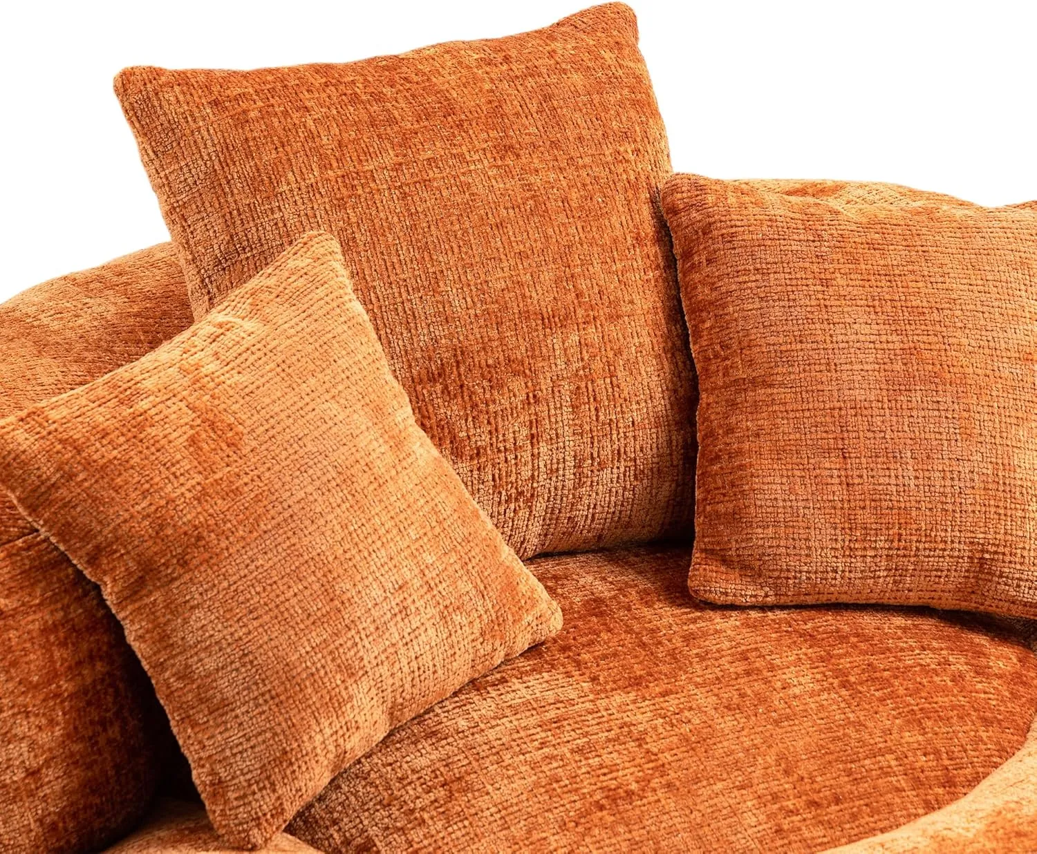 Bean Bag Chair Lazy Sofa Durable Comfort Lounger High Back Bean Bag Chair Couch for Adults and Kids, Indoor & Outdoor Accent Armchair for Living Room, Orange