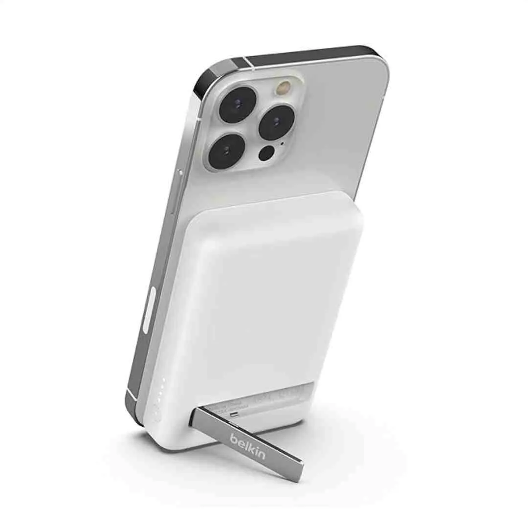 Belkin 5000 mAH Magsafe Wireless Power Bank White USB Type C